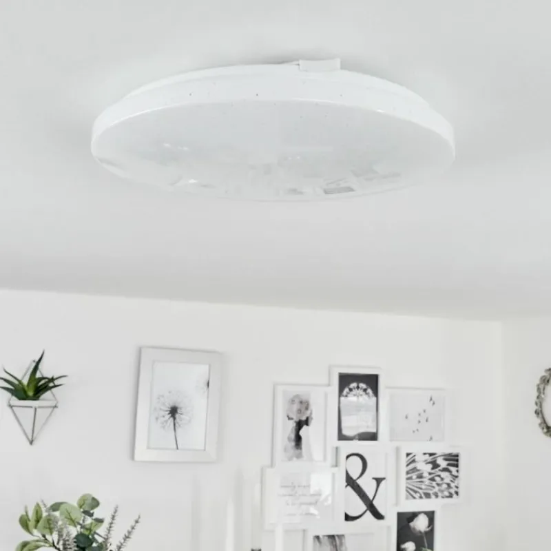 hofstein Plafonnier Melres LED Blanc, 1 lumière