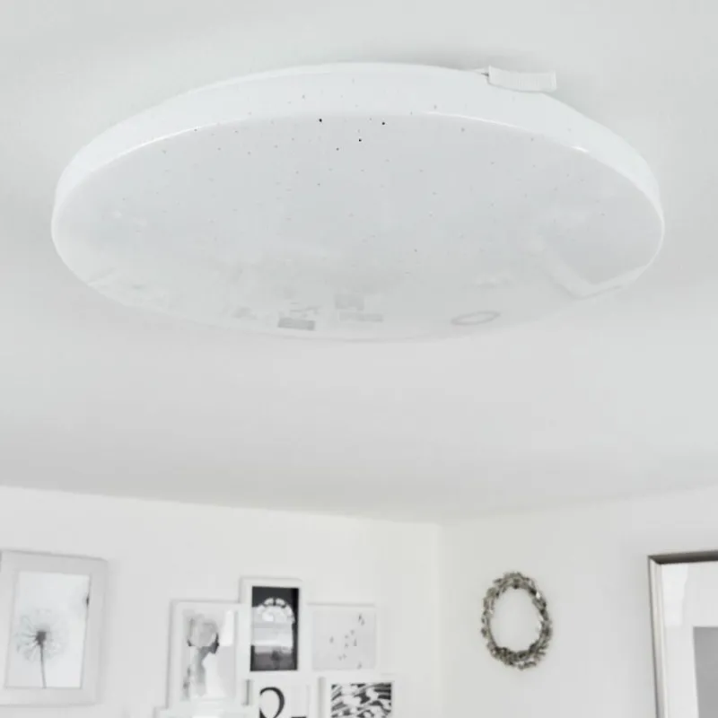 hofstein Plafonnier Melres LED Blanc, 1 lumière