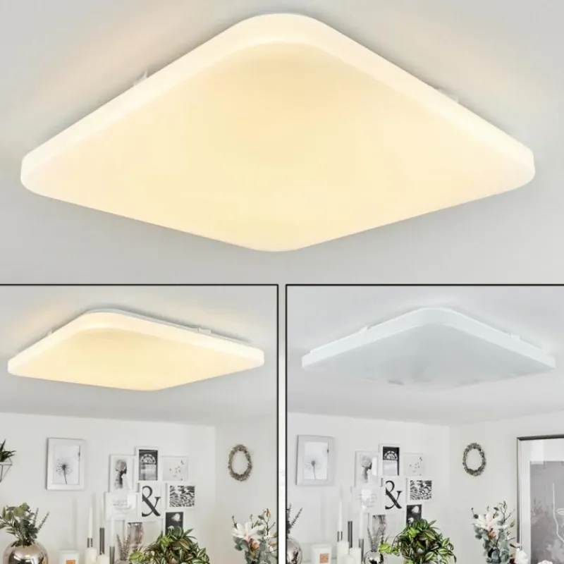 hofstein Plafonnier Melres LED Blanc, 1 lumière