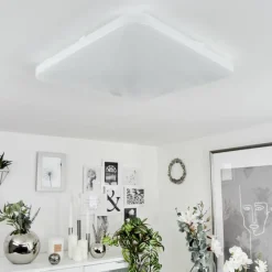 hofstein Plafonnier Melres LED Blanc, 1 lumière