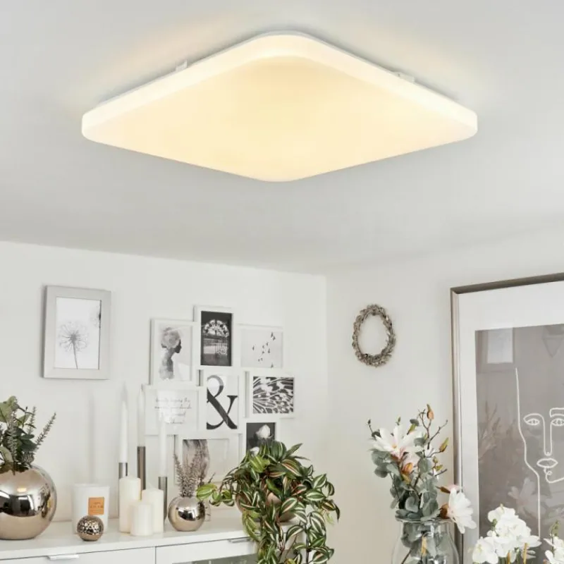 hofstein Plafonnier Melres LED Blanc, 1 lumière