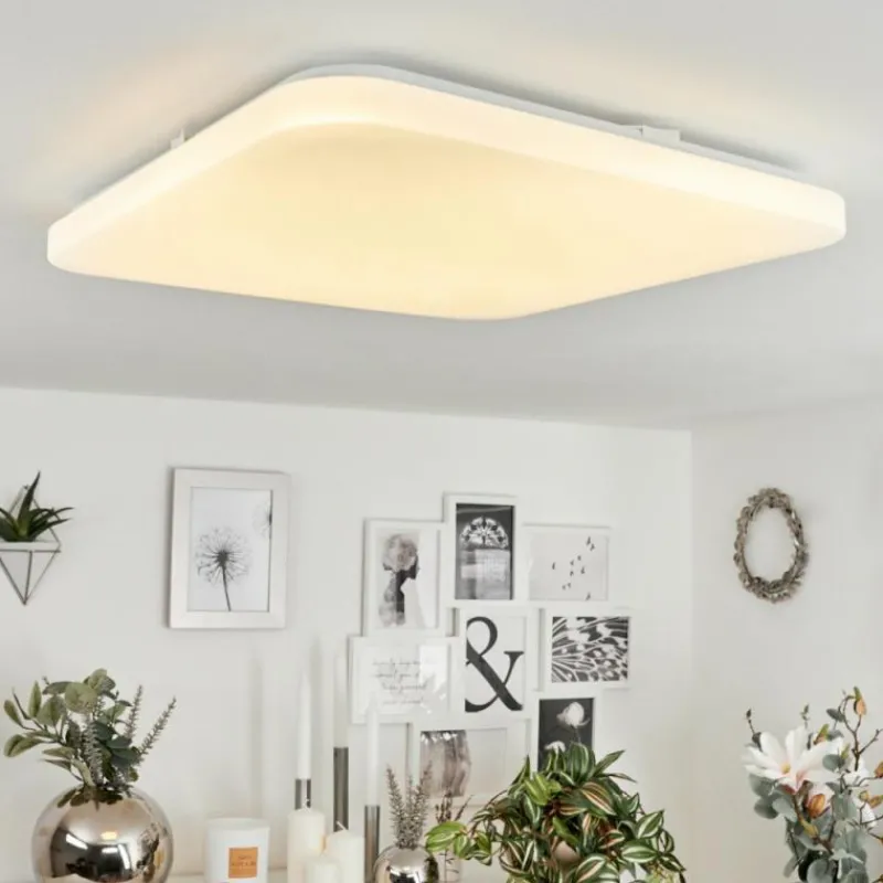 hofstein Plafonnier Melres LED Blanc, 1 lumière
