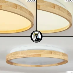 Luminaires Scandinaves-hofstein Plafonnier Menthonnex LED Blanc, 1 lumière