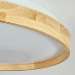 Luminaires Scandinaves-hofstein Plafonnier Menthonnex LED Blanc, 1 lumière