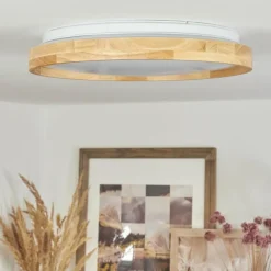 Luminaires Scandinaves-hofstein Plafonnier Menthonnex LED Blanc, 1 lumière