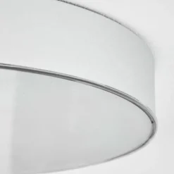 hofstein Plafonnier Mentque LED Argenté, 1 lumière