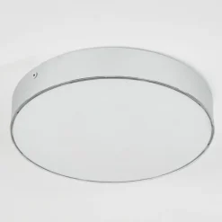 hofstein Plafonnier Mentque LED Argenté, 1 lumière