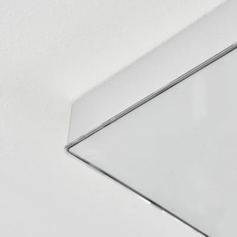 hofstein Plafonnier Mentque LED Argenté, 1 lumière