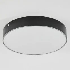 hofstein Plafonnier Mentque LED Noir, 1 lumière