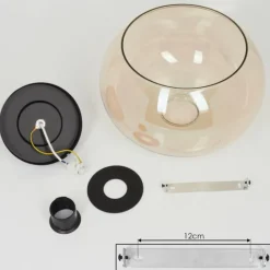 hofstein Plafonnier Molloy Ambre, 1 lumière