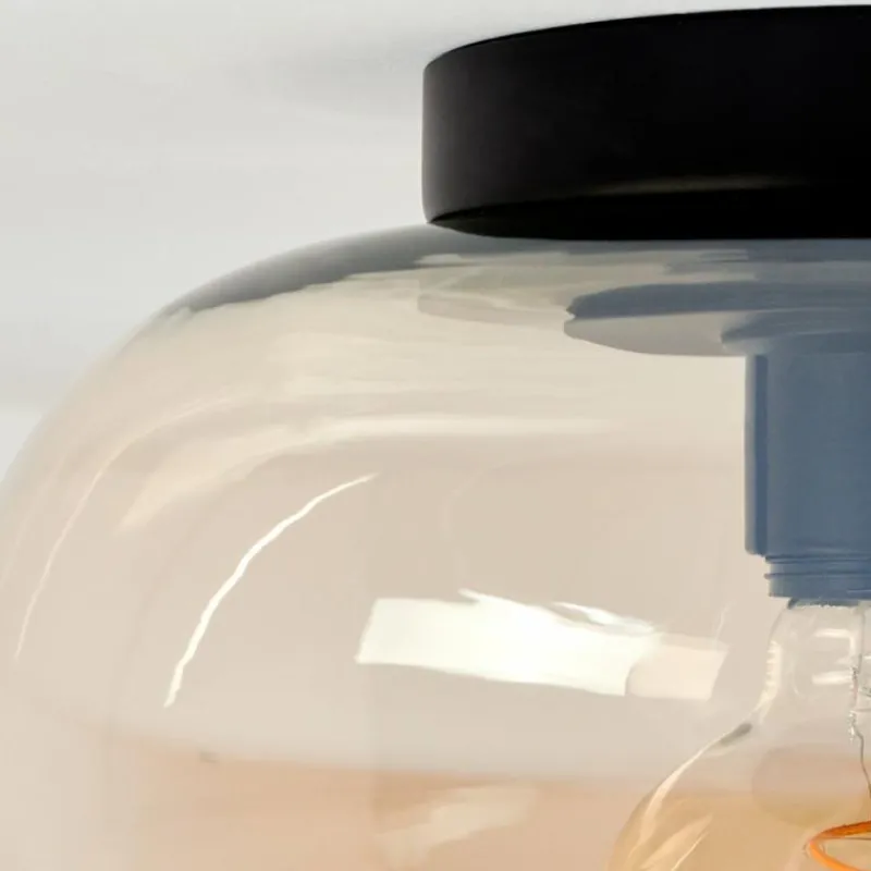 hofstein Plafonnier Molloy Ambre, 1 lumière