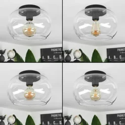 hofstein Plafonnier Molloy Clair, 1 lumière