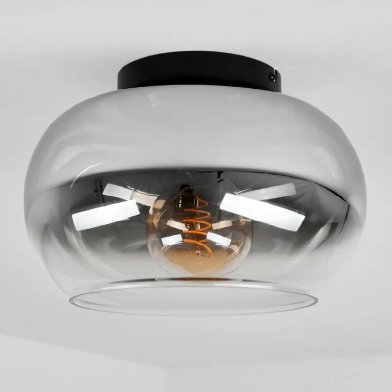 Suspension Verre Fumé-hofstein Plafonnier Molloy Clair, Fumé, 1 lumière