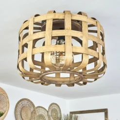 Luminaires Scandinaves-hofstein Plafonnier Moselos Écru, 1 lumière