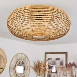 Luminaires Scandinaves-hofstein Plafonnier Mulstrand Écru, 1 lumière