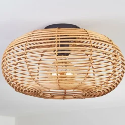 Luminaires Scandinaves-hofstein Plafonnier Mulstrand Écru, Noir, 1 lumière