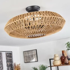 Luminaires Scandinaves-hofstein Plafonnier Mulstrand Écru, 2 lumières