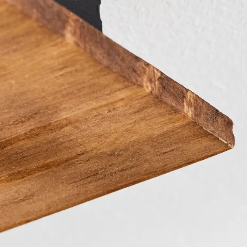 Suspension Verre Fumé-hofstein Plafonnier Murianette Écru, Noir, 3 lumières