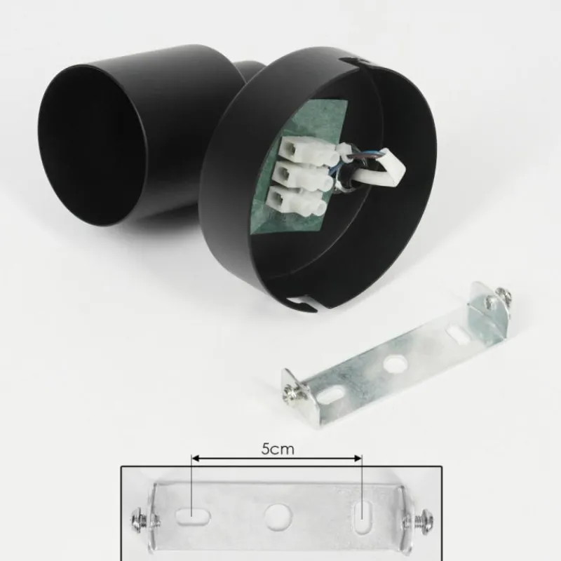 hofstein Plafonnier Nestavel LED Noir, 1 lumière* Éclairage Led