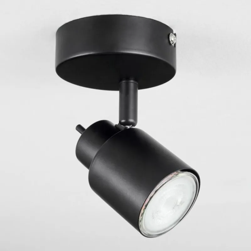 hofstein Plafonnier Nestavel LED Noir, 1 lumière* Éclairage Led