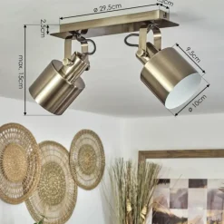 hofstein Plafonnier Neves Laiton, 2 lumières