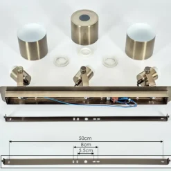 hofstein Plafonnier Neves Laiton, 3 lumières