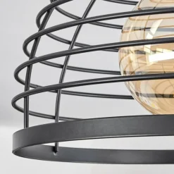 Lampes Vintages & Rétros-hofstein Plafonnier Omba Bois clair, 1 lumière