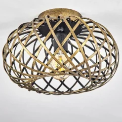 Lampes Dorées-hofstein Plafonnier Oravi Ancien, Or, 1 lumière