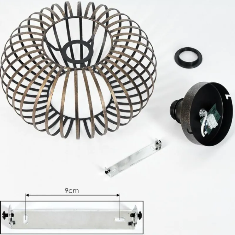 Lampes Dorées-hofstein Plafonnier Oravi Ancien, Or, 1 lumière