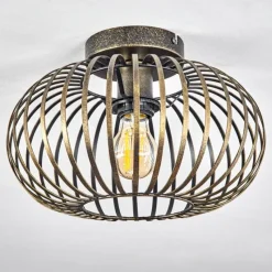 Lampes Dorées-hofstein Plafonnier Oravi Ancien, Or, 1 lumière