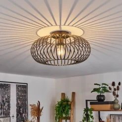 Lampes Dorées-hofstein Plafonnier Oravi Ancien, Or, 1 lumière