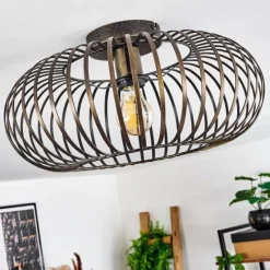 Lampes Dorées-hofstein Plafonnier Oravi Ancien, Or, 1 lumière