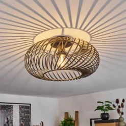 Lampes Dorées-hofstein Plafonnier Oravi Ancien, Or, 1 lumière