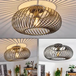 Lampes Dorées-hofstein Plafonnier Oravi Ancien, Or, 1 lumière