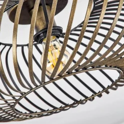 Lampes Dorées-hofstein Plafonnier Oravi Ancien, Or, 1 lumière