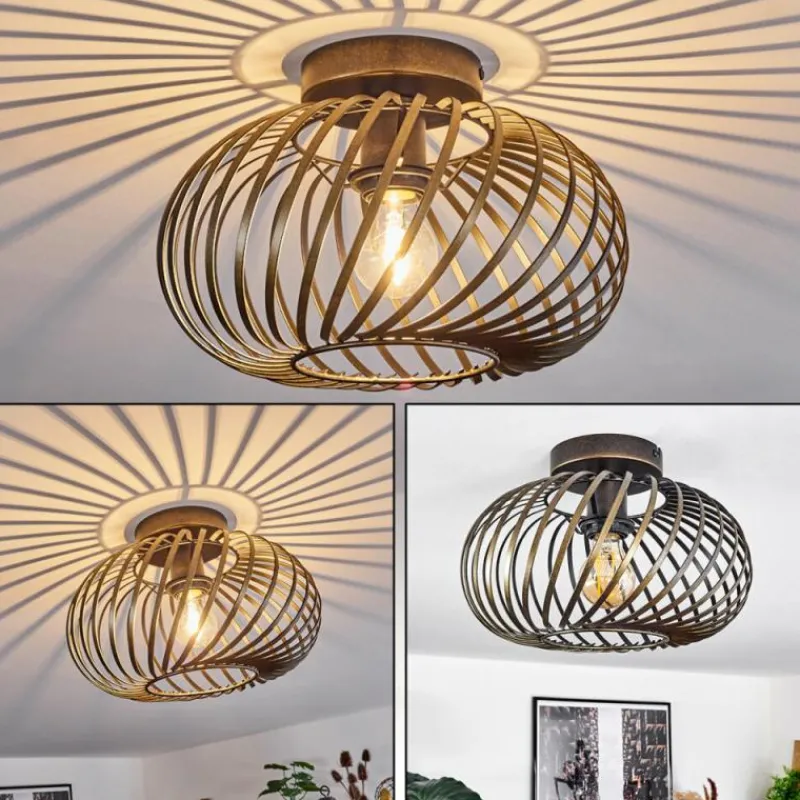 Lampes Dorées-hofstein Plafonnier Oravi Ancien, Or, 1 lumière