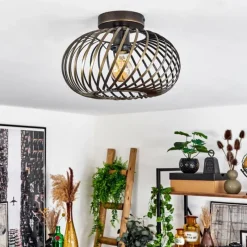 Lampes Dorées-hofstein Plafonnier Oravi Ancien, Or, 1 lumière