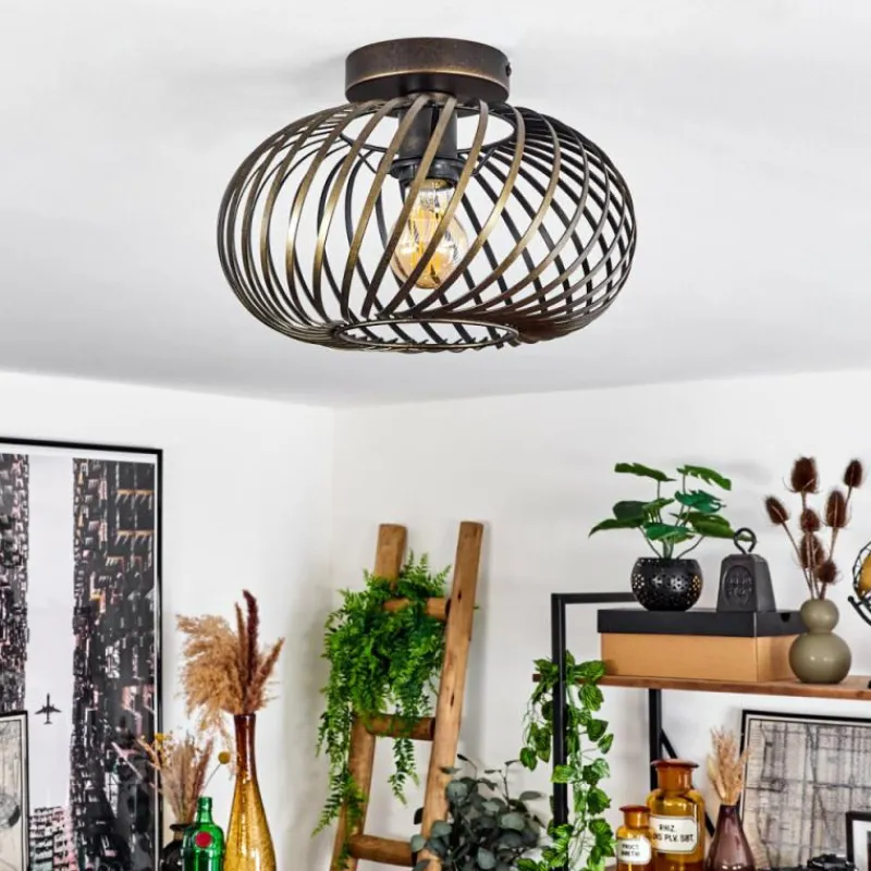 Lampes Dorées-hofstein Plafonnier Oravi Ancien, Or, 1 lumière