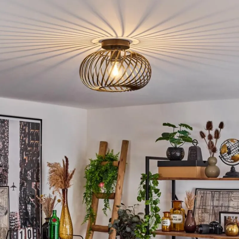 Lampes Dorées-hofstein Plafonnier Oravi Ancien, Or, 1 lumière