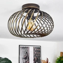 Lampes Dorées-hofstein Plafonnier Oravi Ancien, Or, 1 lumière