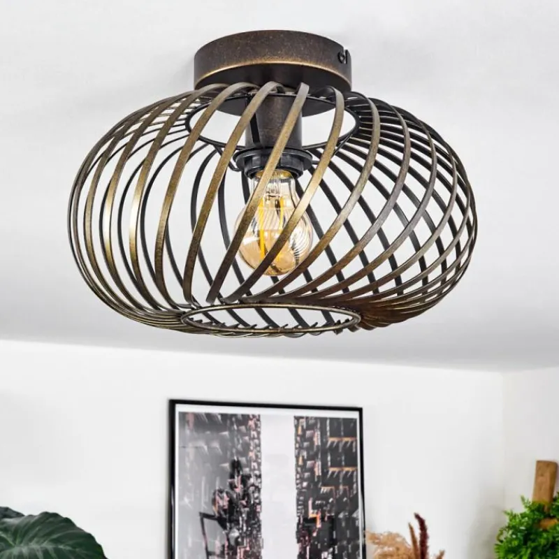 Lampes Dorées-hofstein Plafonnier Oravi Ancien, Or, 1 lumière