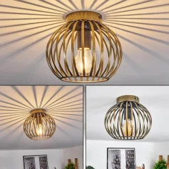 Lampes Dorées-hofstein Plafonnier Oravi Ancien, Or, 1 lumière