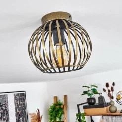 Lampes Dorées-hofstein Plafonnier Oravi Ancien, Or, 1 lumière