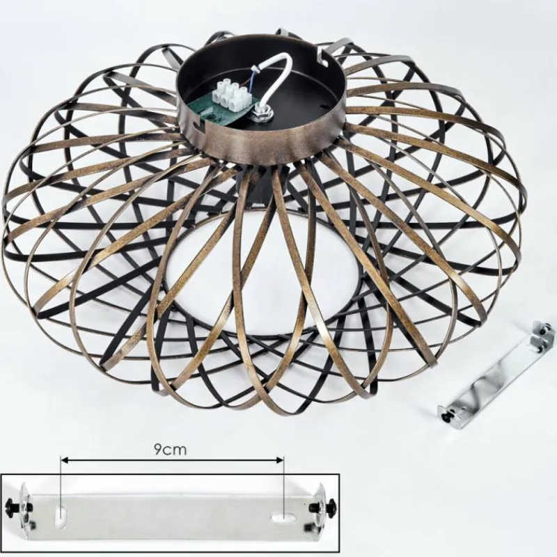 Lampes Dorées-hofstein Plafonnier Oravi Ancien, Or, 1 lumière