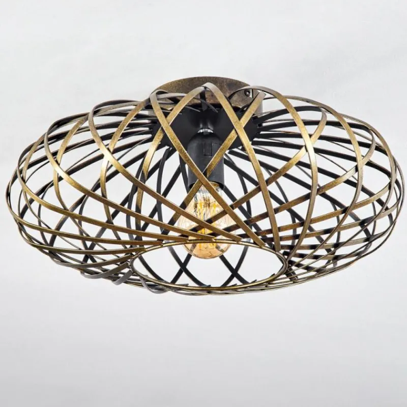 Lampes Dorées-hofstein Plafonnier Oravi Ancien, Or, 1 lumière