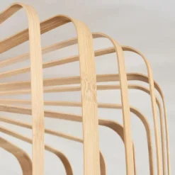 Style Boho-Chic-hofstein Plafonnier Oravi Bois clair, 1 lumière