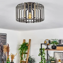 Style Boho-Chic-hofstein Plafonnier Oravi Bronze, 1 lumière