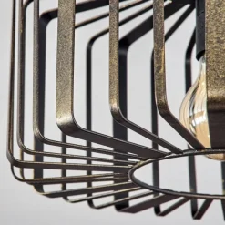 Style Boho-Chic-hofstein Plafonnier Oravi Bronze, 1 lumière