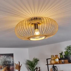 Luminaires Scandinaves-hofstein Plafonnier Oravi Écru, 1 lumière