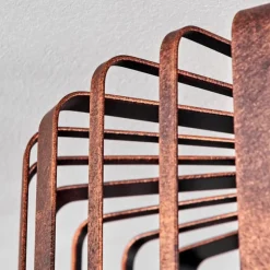 Style Boho-Chic-hofstein Plafonnier Oravi Cuivre, Rouille, 1 lumière